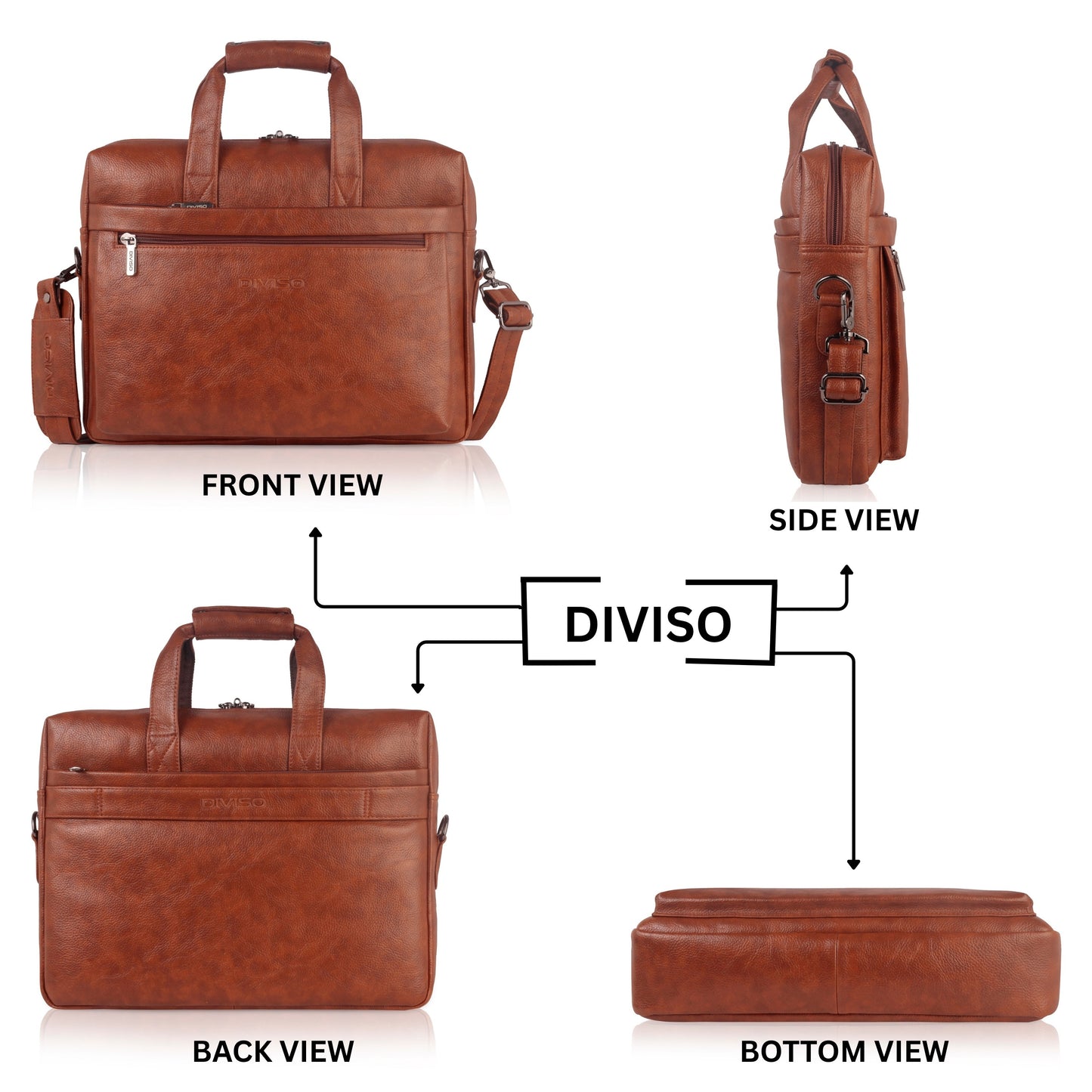 Envy Vegan Leather Business Cases - Tan