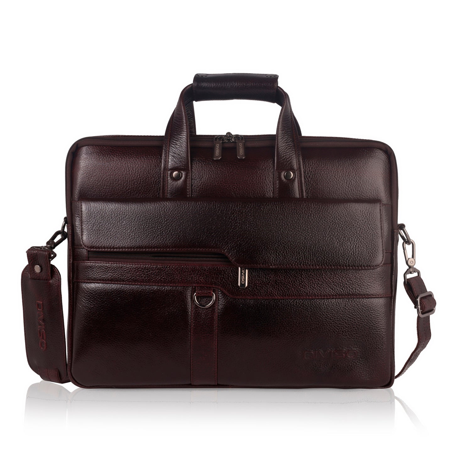 Flex Genuine Leather Business Cases - Brown