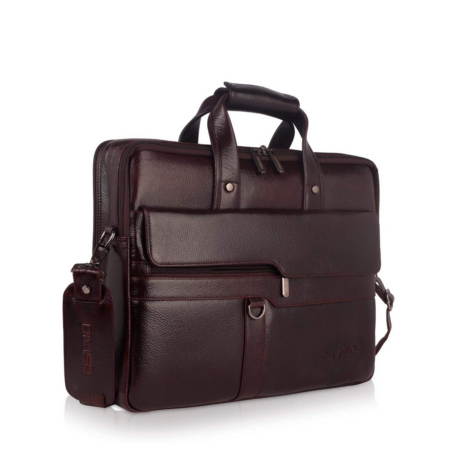 Flex Genuine Leather Business Cases - Brown