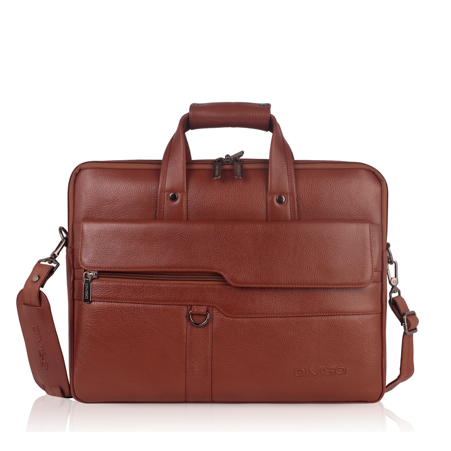 Flex Genuine Leather Business Cases - Tan