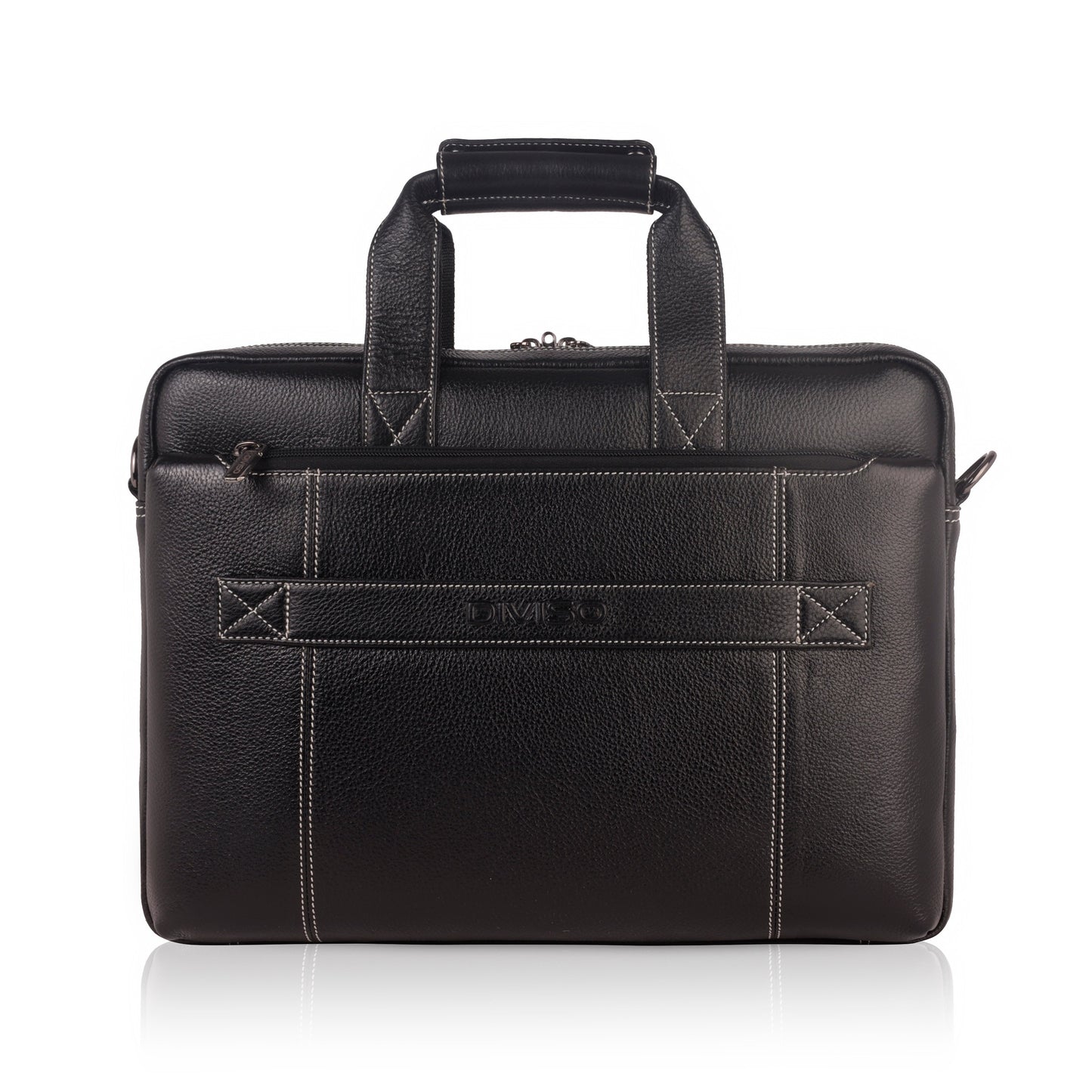 Ace Genuine Leather Business Cases - Black