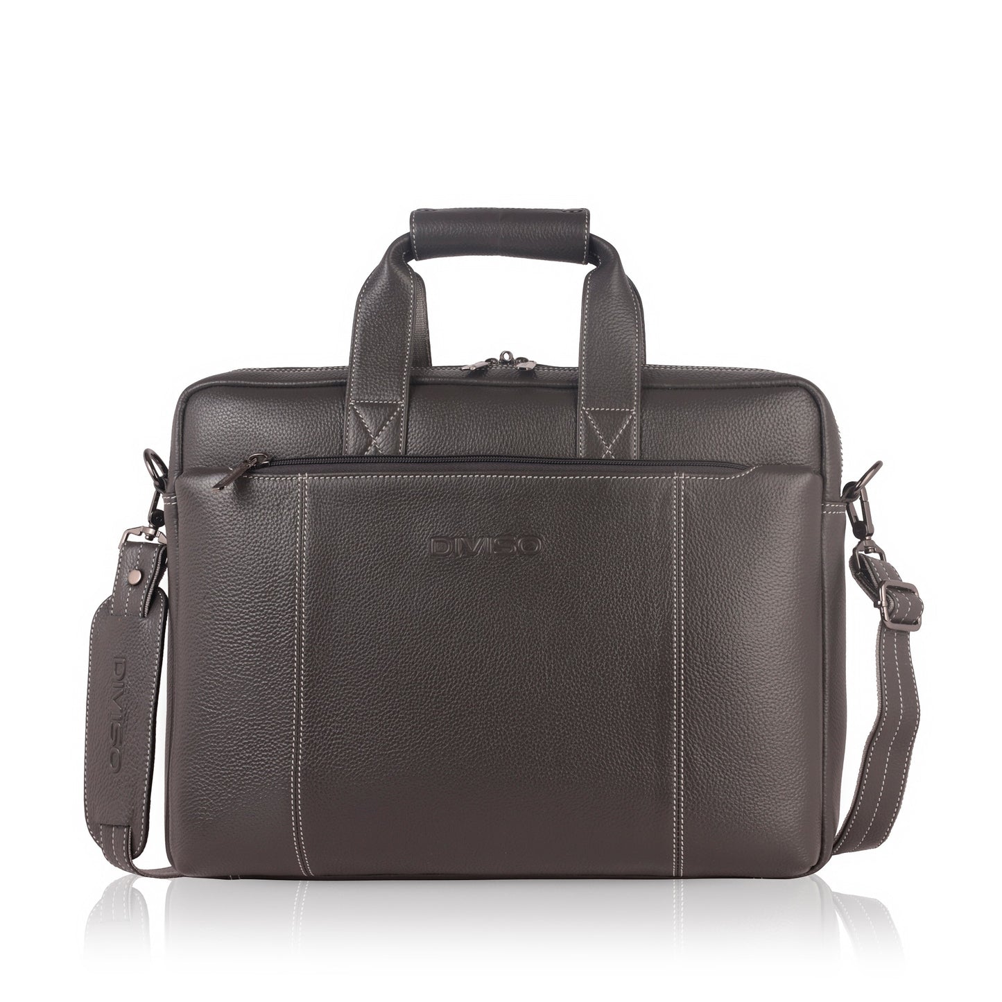 Ace Genuine Leather Business Cases - Gray