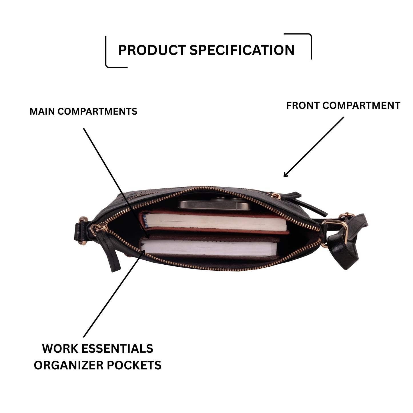 Executive Sling Bags - Black
