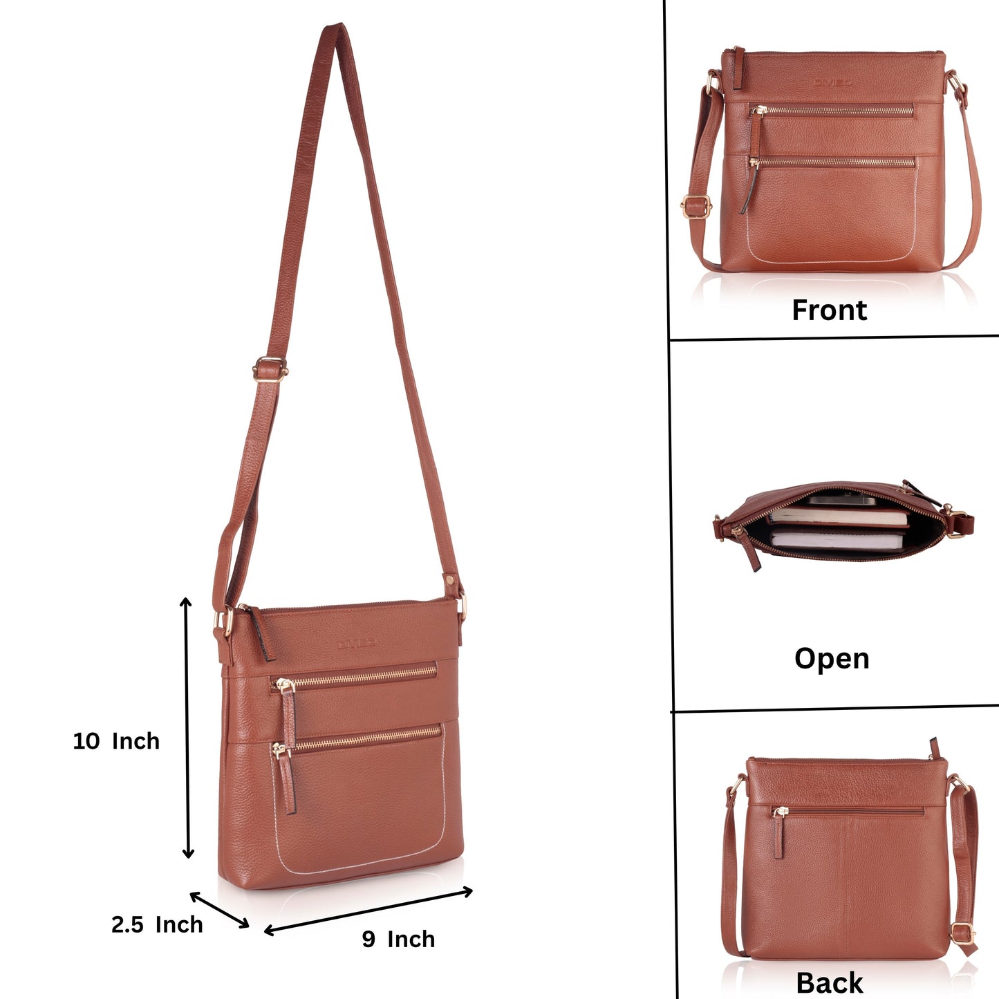 Executive Sling Bags - Tan