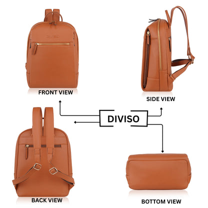 Elegant Business Backpack -Tan
