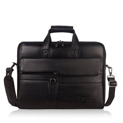 Flex Edition Genuine Leather Business Cases - Black