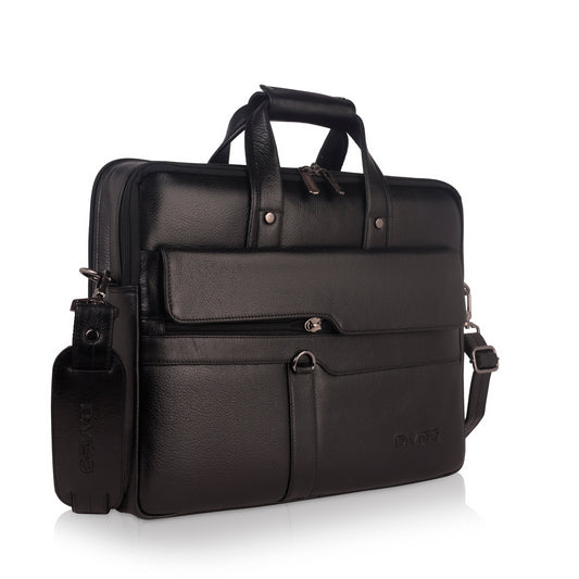 Flex Edition Genuine Leather Business Cases - Black