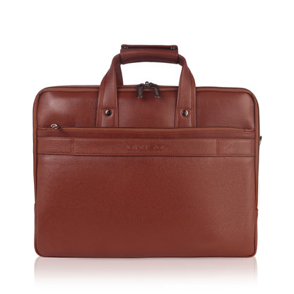 Flex Genuine Leather Business Cases - Tan