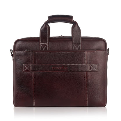 Ace Genuine Leather Business Cases - Brown