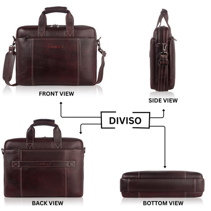 Ace Genuine Leather Business Cases - Brown
