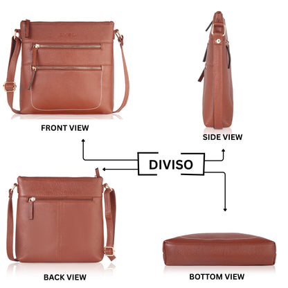 Executive Sling Bags - Tan